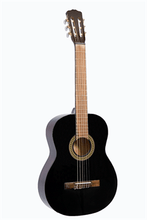 Load image into Gallery viewer, Glen Burton classical guitar full size 39 inch black basswood plywood body composite bridge classical tuners
