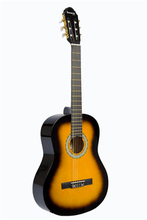 Load image into Gallery viewer, Huntington USA full size classical guitar with basswood body and catalpa neck, fingerboard, and bridge.
