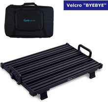 Load image into Gallery viewer, Guitar Pedal Board - Guitto Fixture Blocks Fixed Effects Pedalboard Aluminum Alloy Super Light with Carry Bag, No More Velcro (GPB-02 Medium Size: 51.7x33.2cm)
