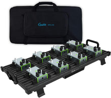Load image into Gallery viewer, Guitar Pedal Board - Guitto Fixture Blocks Fixed Effects Pedalboard Aluminum Alloy Super Light with Carry Bag No More Velcro (GPB-03 Large Size 66.7x33.2cm)
