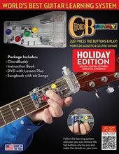 Load image into Gallery viewer, ChordBuddy USA Guitar Learning System with Christmas Song Book-(6684046328002)
