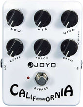 Charger l'image dans la galerie, JOYO JF-15 California Sound guitar effect pedal with aluminum casing and Fender 57 Deluxe amp tone simulation

