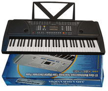 Load image into Gallery viewer, Huntington USA 61 Note Keyboard with music rack and digital display on box background
