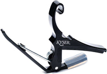 Load image into Gallery viewer, Kyser KG6 Capo quick-change lightweight aluminum guitar capo with steel spring and headstock parking feature
