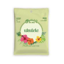 Load image into Gallery viewer, Martin M600 Ukulele Strings fluorocarbon soprano concert warm clear tone packaging
