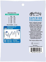 Load image into Gallery viewer, MARTIN MA130 CUSTOM 11.5 - 47 SILK &amp; STEEL AUTHENTIC ACOUSTIC SUPERIOR PERFORMANCE SP® GUITAR STRINGS
