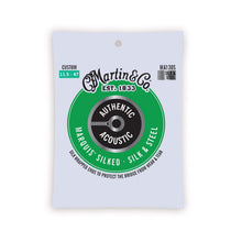 Load image into Gallery viewer, Martin MA130S Custom 11.5-47 Authentic Acoustic Marquis Silked Guitar Strings package

