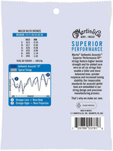 Load image into Gallery viewer, MARTIN MA150 MEDIUM 13 - 56 BRONZE 80/20 AUTHENTIC ACOUSTIC SUPERIOR PERFORMANCE SP® GUITAR STRINGS
