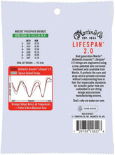 Load image into Gallery viewer, MARTIN MA530T EXTRA LIGHT 10 - 47 PHOSPHOR BRONZE AUTHENTIC ACOUSTIC LIFESPAN® 2.0 GUITAR STRINGS
