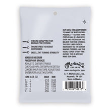 Load image into Gallery viewer, MARTIN MA550S LIGHT 13 - 56 PHOSPHOR BRONZE AUTHENTIC ACOUSTIC MARQUIS® SILKED GUITAR STRINGS
