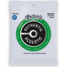 Load image into Gallery viewer, MARTIN MA550S LIGHT 13 - 56 PHOSPHOR BRONZE AUTHENTIC ACOUSTIC MARQUIS® SILKED GUITAR STRINGS
