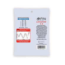 Load image into Gallery viewer, MARTIN MA550TPK3 MEDIUM 3 PACK AUTHENTIC ACOUSTIC LIFESPAN® 2.0 GUITAR STRINGS PHOSPHOR BRONZE
