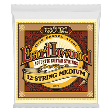 Load image into Gallery viewer, ERNIE BALL EARTHWOOD 2012 MEDIUM 12-STRING 80/20 BRONZE ACOUSTIC GUITAR STRINGS - 11-28 GAUGE-(6924744458434)
