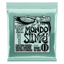 Load image into Gallery viewer, ERNIE BALL 2211 MONDO SLINKY NICKEL WOUND ELECTRIC GUITAR STRINGS 10.5 - 52 GAUGE-(6632283111618)
