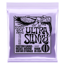 Load image into Gallery viewer, ERNIE BALL 2227 ULTRA SLINKY NICKEL WOUND ELECTRIC GUITAR STRINGS - 10-48 GAUGE-(6631876001986)
