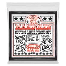 Charger l'image dans la galerie, ERNIE BALL 2320 MEDIUM LOOP END STAINLESS STEEL MANDOLIN GUITAR STRINGS - 10-36 GAUGE-(6891995463874)
