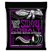 Load image into Gallery viewer, ERNIE BALL 2720 POWER SLINKY COBALT ELECTRIC GUITAR STRINGS - 11-48 GAUGE-(6633338732738)
