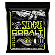 Load image into Gallery viewer, ERNIE BALL 2721 REGULAR SLINKY COBALT ELECTRIC GUITAR STRINGS - 10-46 GAUGE-(6633324675266)
