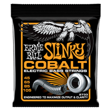Load image into Gallery viewer, ERNIE BALL 2733 HYBRID SLINKY COBALT ELECTRIC BASS STRINGS - 45-105 GAUGE-(6636917129410)
