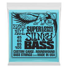 Load image into Gallery viewer, ERNIE BALL 2849 SUPER LONG SCALE SLINKY ELECTRIC BASS STRINGS - 45-105 GAUGE-(6669566968002)

