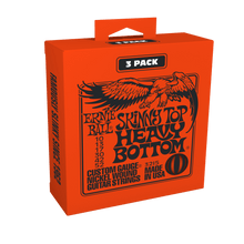 Load image into Gallery viewer, ERNIE BALL 3215 SKINNY TOP HEAVY BOTTOM SLINKY NICKEL WOUND ELECTRIC GUITAR STRINGS 3 PACK - 10-52 GAUGE-(6632652800194)

