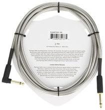 Load image into Gallery viewer, PIG HOG "ARMOR CLAD" INSTRUMENT CABLE, 10FT RIGHT ANGLE
