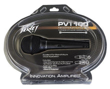 Load image into Gallery viewer, Peavey Mic PV i 100 XLR Dynamic Cardioid Microphone with XLR Cable 00577800
