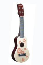 Load image into Gallery viewer, HAWAII Children Soprano Ukulele with wooden soundboard and Hawaiian design, 20-inch size.
