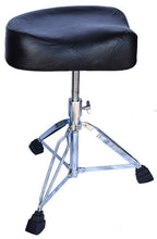 Load image into Gallery viewer, PDW DRUMS DG-7 LEATHER TOP BIKE SEAT - DRUM THRONE - BLACK
