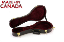 Load image into Gallery viewer, Deluxe Arch Top Hardshell mandolin case with plush interior and heavy-duty hardware made in Canada
