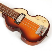 Load image into Gallery viewer, Hofner HCT-SHVB-SB-P-0 Shorty Violin Bass CT Sunburst (Beatles Bass Style) Includes Travel Bag
