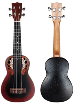 Load image into Gallery viewer, Ovation Style Soprano Ukulele with Aquila Strings &amp; Carrying Bag
